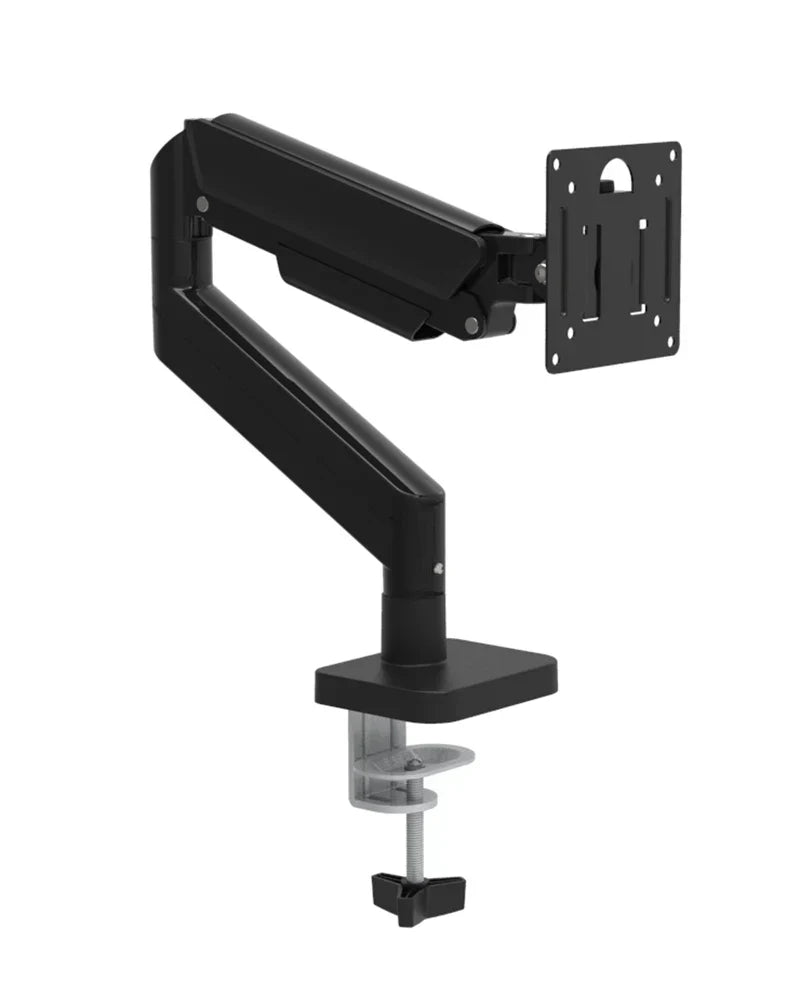 Gasfeder-Monitorhalterung für 17–32 Zoll Monitore – Full Motion, Höhenverstellbar – 2–10 kg Tragkraft – Schwarz/Weiß